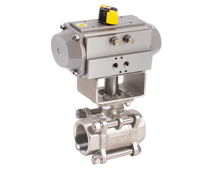 3 pieces stainless steel ball valve BW 748XS DN15 + RE51